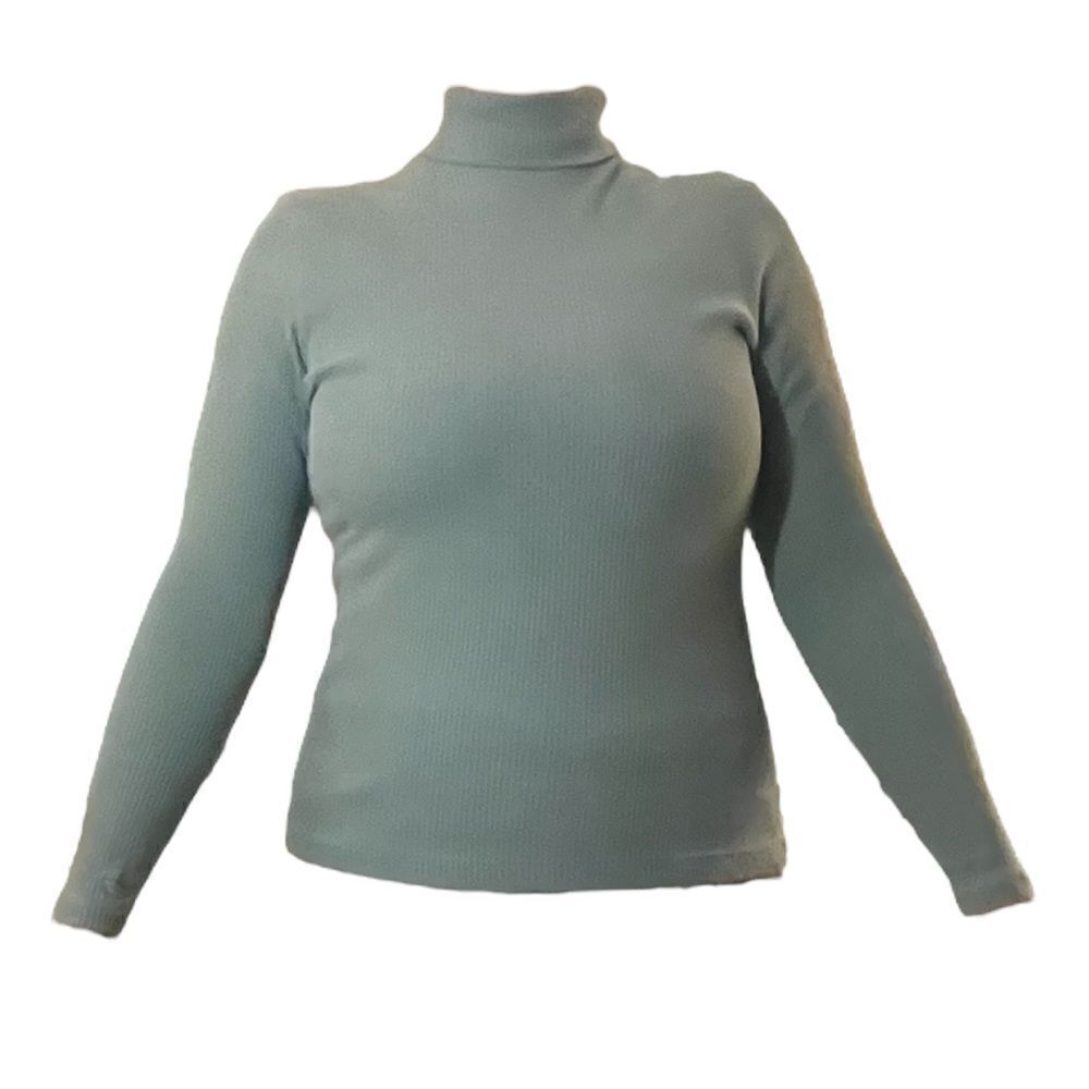 Escada Turtleneck Sweater in Baby blue